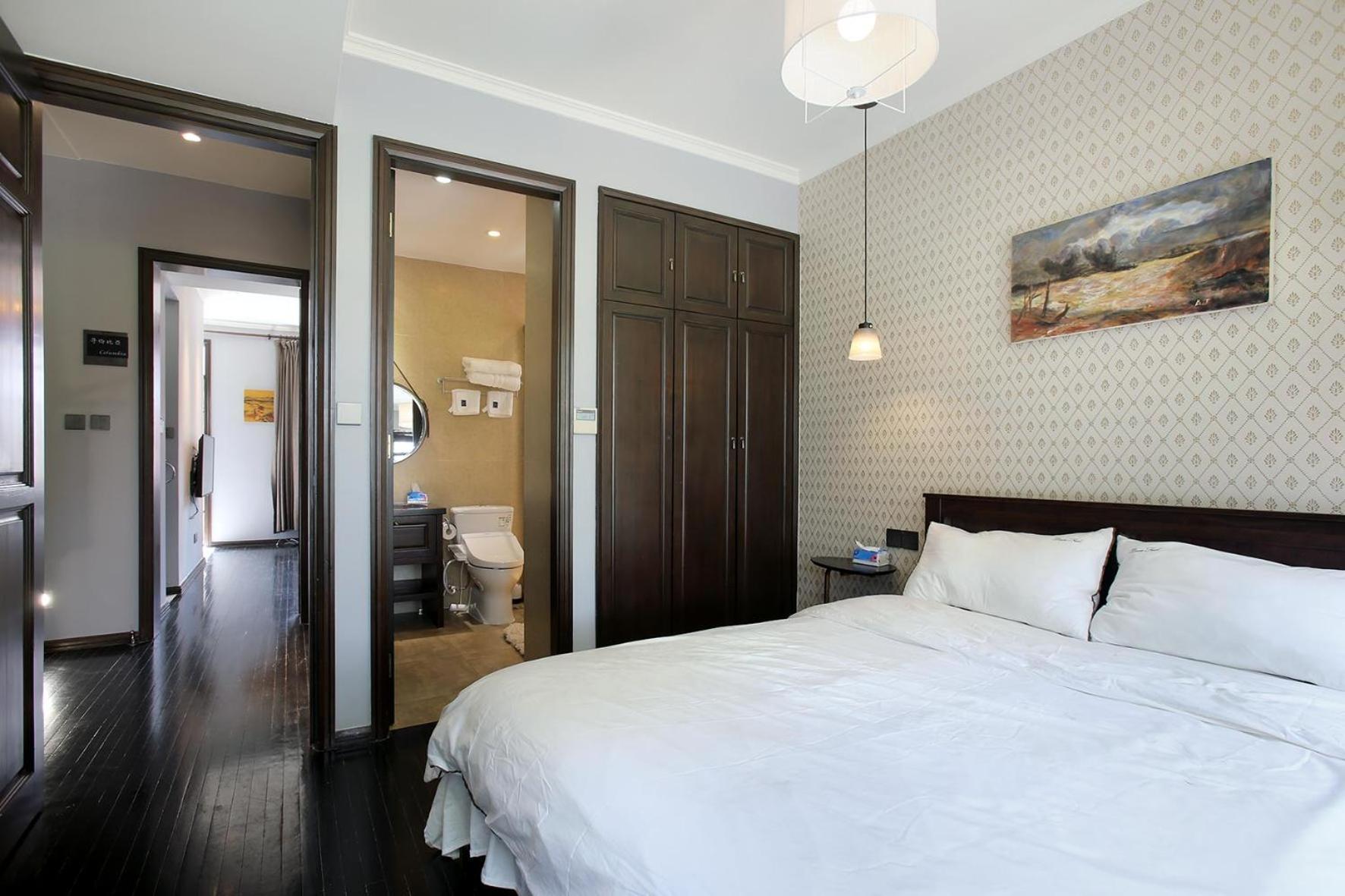 Shanghai Downtown Hills Boutique Guesthouse - Near Metro Line 7, Exit 3, Changping Road Rom bilde