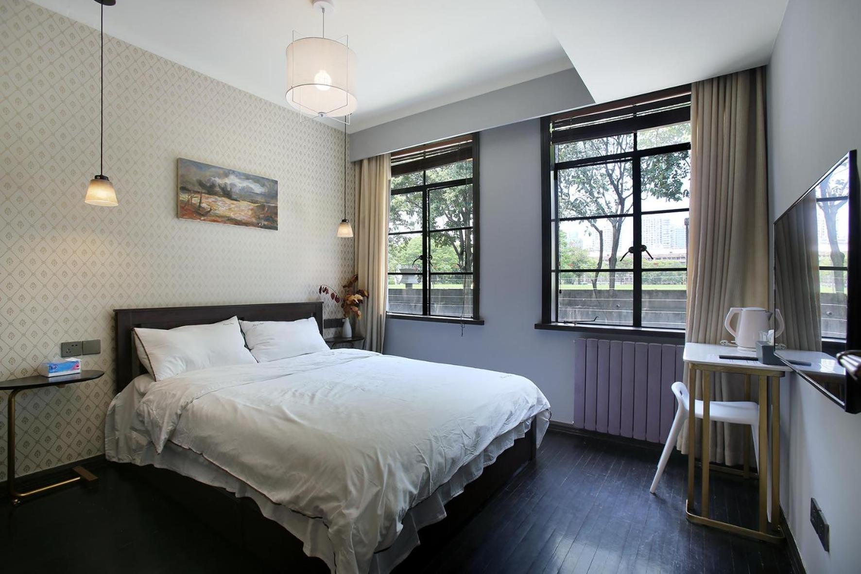Shanghai Downtown Hills Boutique Guesthouse - Near Metro Line 7, Exit 3, Changping Road Rom bilde