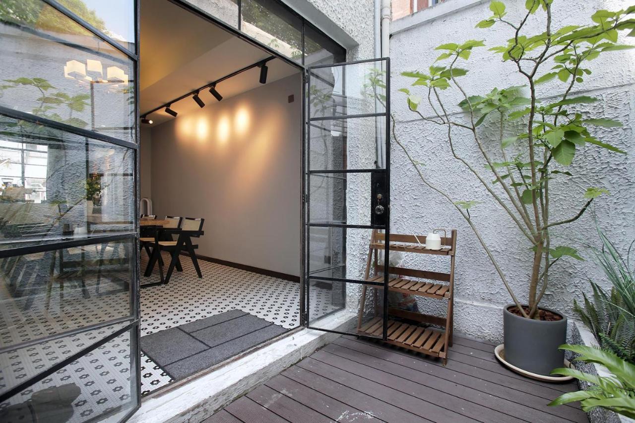 Shanghai Downtown Hills Boutique Guesthouse - Near Metro Line 7, Exit 3, Changping Road Eksteriør bilde